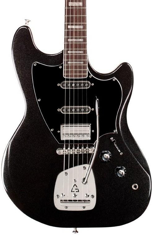 Guild Surfliner Deluxe Electric Guitar In Black Metallic