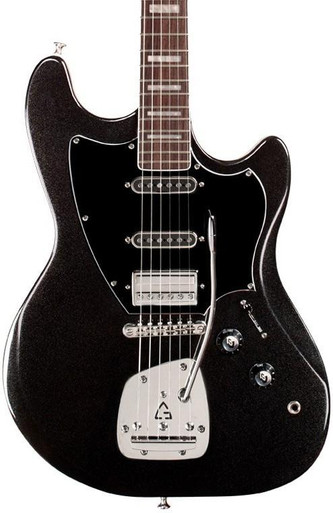 Guild Surfliner Deluxe Electric Guitar In Black Metallic