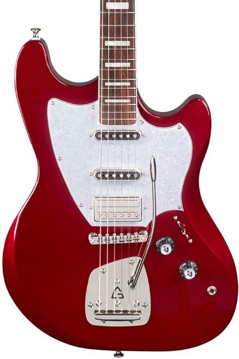 Guild Surfliner Deluxe Electric Guitar In Scarlet Red Metallic