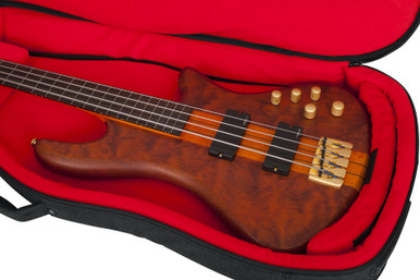 Gator GT-BASS-BLK Transit Series Bag for Bass Guitars in Charcoal Black - Image 6