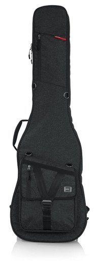 Gator GT-BASS-BLK Transit Series Bag for Bass Guitars in Charcoal Black