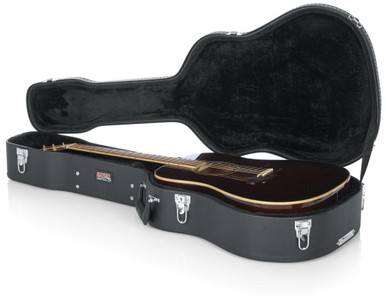 Gator Cases Deluxe Wood Case for Dreadnought Guitars