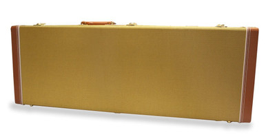 Gator Cases Deluxe Wood Case for Electric Guitars in Tweed