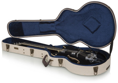Gator GWJM335 Journeyman Semi-Hollow Electrics Deluxe Wood Case - Image 2