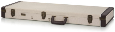 Gator Cases Journeyman Deluxe Wood Case for Electric Guitars with Burlap Exterior - Image 6