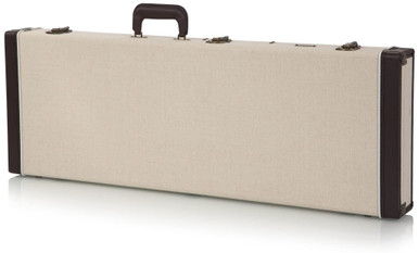 Gator Cases Journeyman Deluxe Wood Case for Electric Guitars with Burlap Exterior