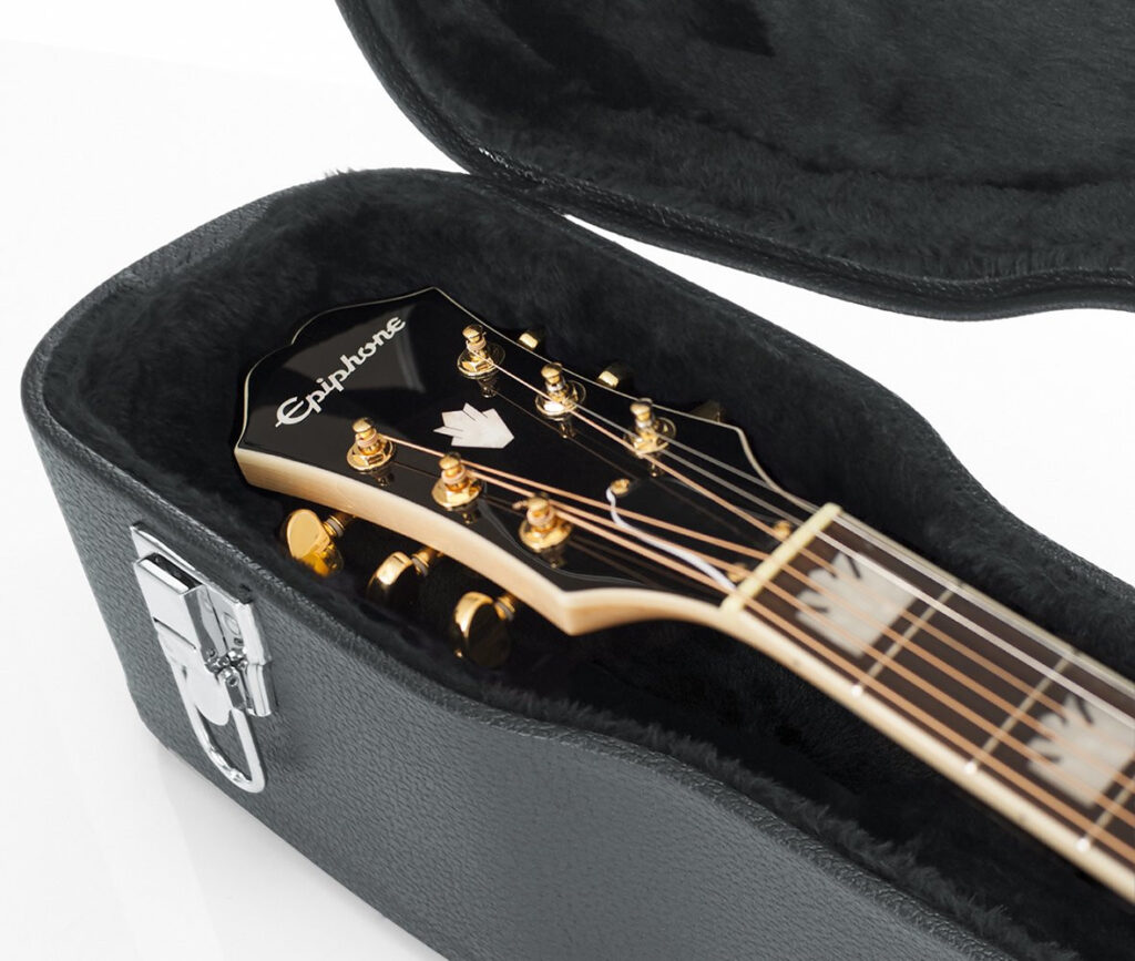 Gator Cases Deluxe Wood Case for Jumbo Acoustic Guitars