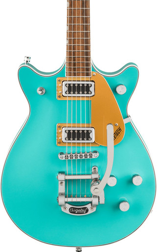 Gretsch G5232T Electromatic Double Jet FT With Bigsby Laurel Fingerboard Caicos Green