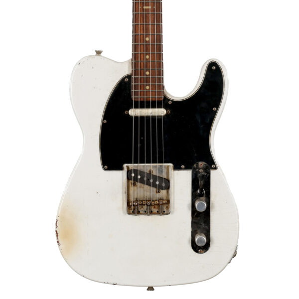 Hansen Guitars T-Style Electric Guitar in Dirty White Blonde Light Relic