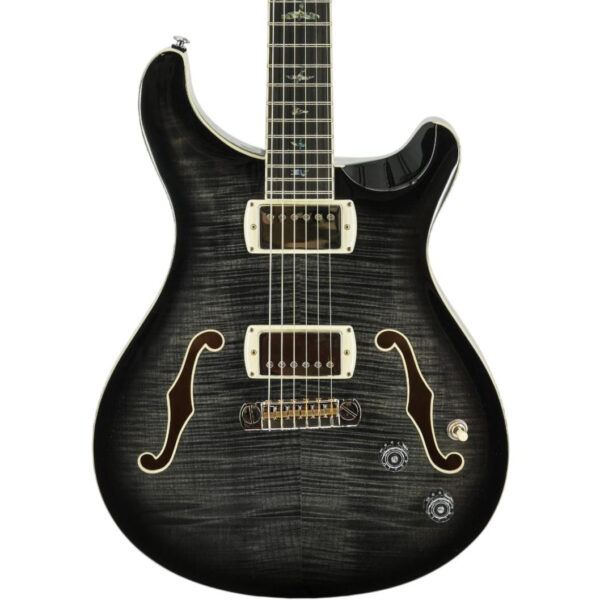 PRS SE Limited Edition Hollowbody II Non-Piezo Electric Guitar in Charcoal Burst