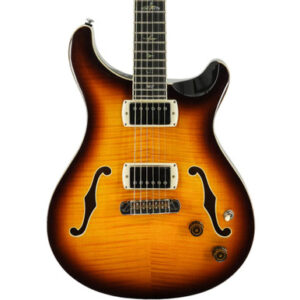 PRS SE Limited Edition Hollowbody II Non-Piezo Electric Guitar in McCarty Tobacco Sunburst