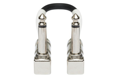 Hosa Pro Guitar Patch Cable, Right-angle to Same, 6 in - Image 2