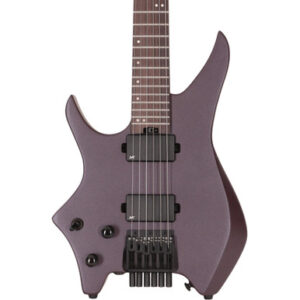 HILS NEXT HN3 Gen 1 Left Handed Headless Electric Guitar in Satin Metallic Deep Purple