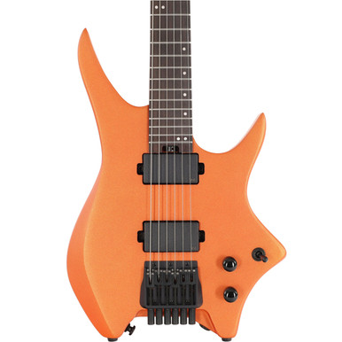 HILS NEXT HN3 Gen 1 Headless Electric Guitar in Satin Metallic Coral Orange