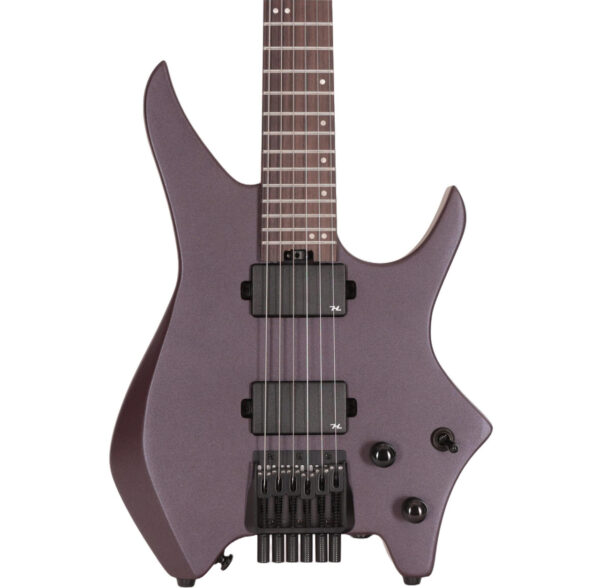HILS NEXT HN3 Gen 1 Headless Electric Guitar in Satin Metallic Deep Purple