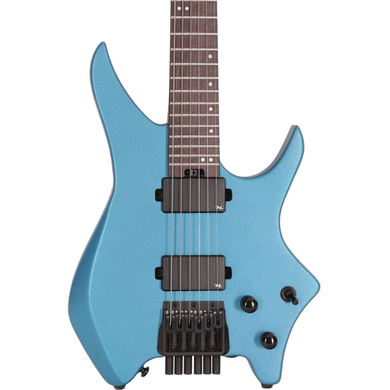 HILS NEXT HN3 Gen 1 Headless Electric Guitar in Satin Metallic Electric Blue