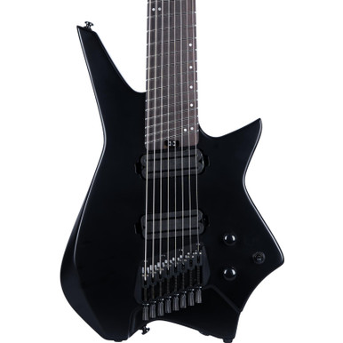 HILS NEXT HZ8 Multi-Scale 8-String Headless Electric Guitar in Satin Black