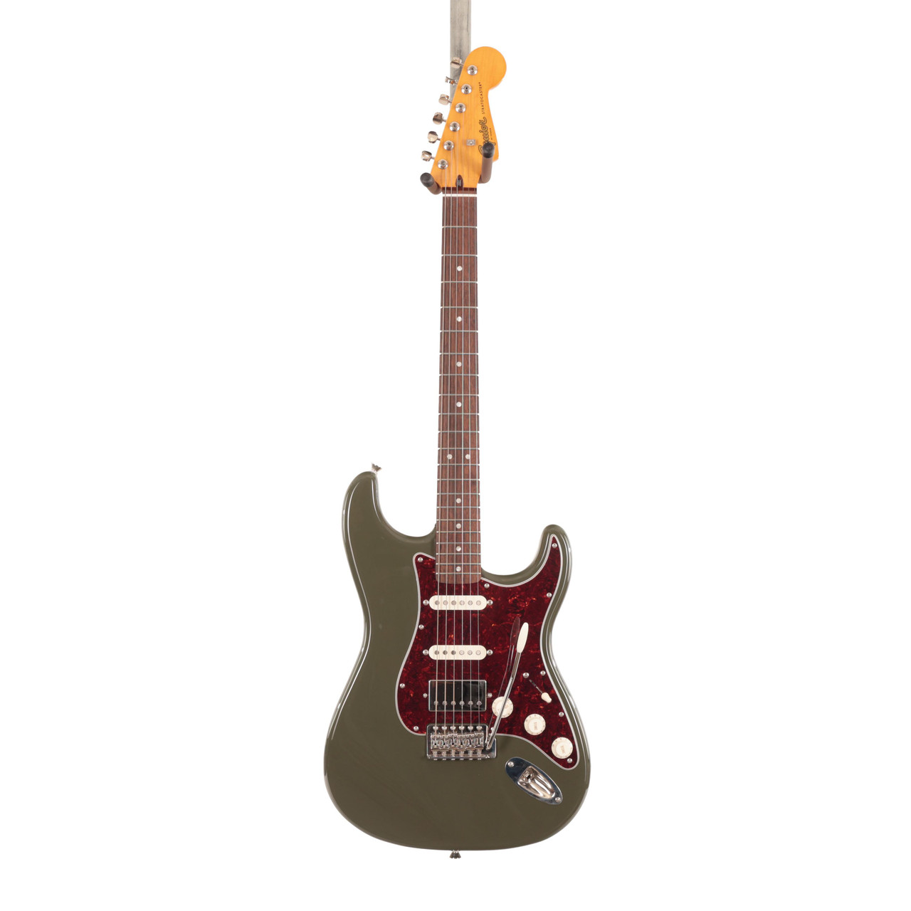 Squier Limited Edition Classic Vibe '60s Stratocaster HSS in Dark Olive Green - Image 5
