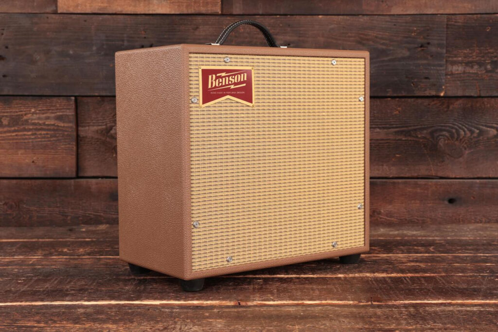 Benson Vinny Reverb 5W 1X10 Valve Amp Combo in Brown with Wheat Grille