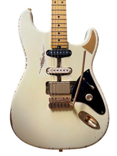 Shabat Guitars Dweezil Zappa Signature Lynx in White