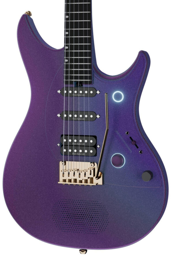 Enya Inspire Pro AL Smart Electric Guitar In Galactic Purple - Image 2