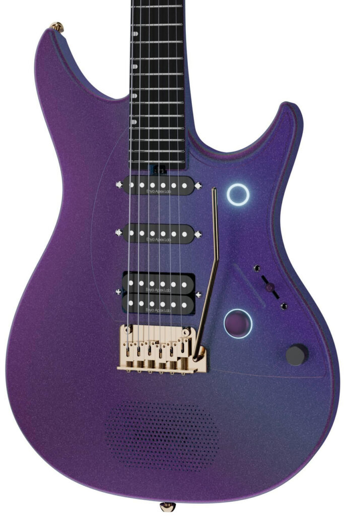 Enya Inspire Pro AL Smart Electric Guitar In Galactic Purple