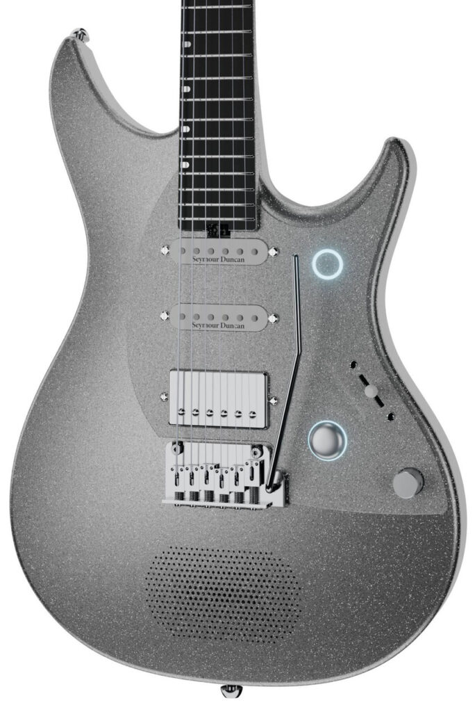 Enya Inspire Pro SD Smart Electric Guitar In Phantom Silver