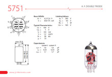 JJ Electronic 5751 Preamp Tube - Image 3