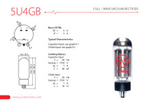 JJ Electronic 5U4GB Rectifier Tube - Image 3