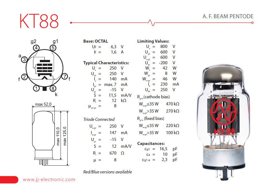 JJ Electronic KT88 Power Tube