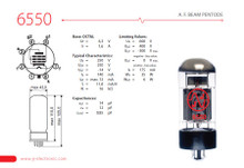 JJ Electronic 6550 Power Tube - Image 3