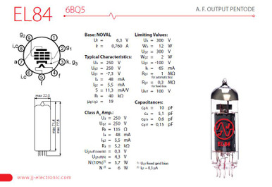 JJ Electronic EL84 - 6BQ5 Power Tube - Image 2
