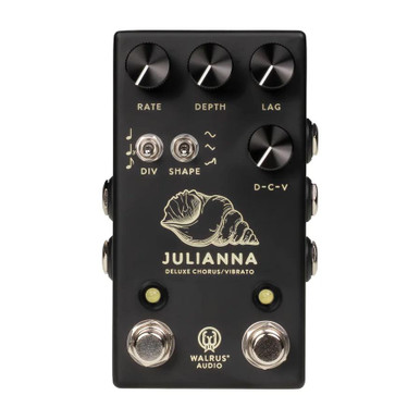 Walrus Audio Juliana Stereo Analogue Chorus & Vibrato FX Pedal in Black