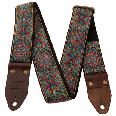 Air Straps Limited Edition Handcrafted Kashmir Two Guitar Strap