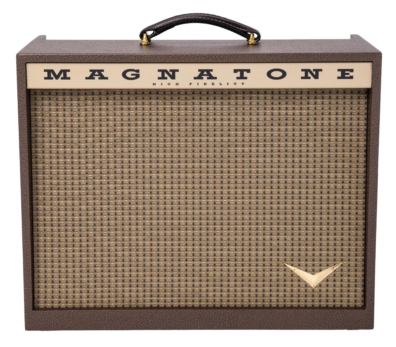 Magnatone Kingston 1x12 Guitar Valve Amp Combo in Brown - Image 2