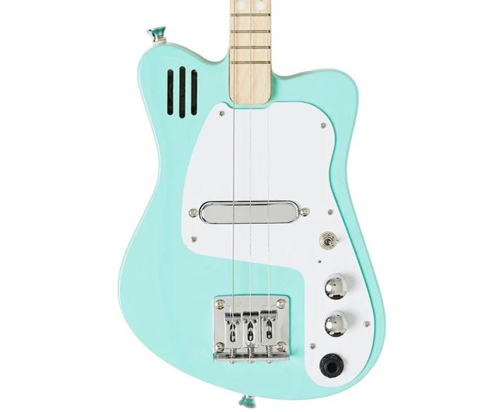 Loog Mini Electric Guitar in Green for Ages 3 Plus