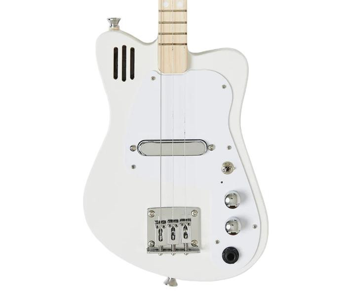 Loog Mini Electric Guitar in White for Ages 3 Plus