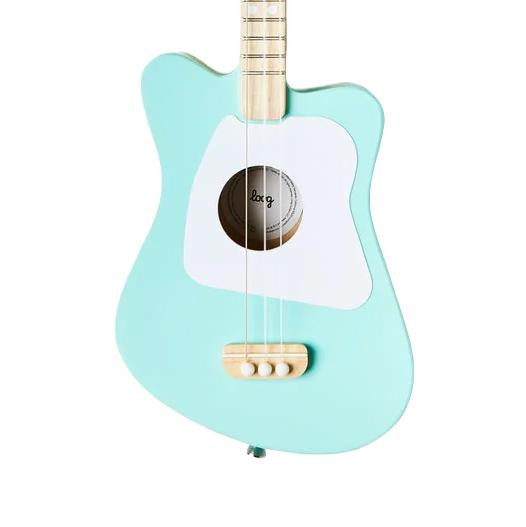Loog Mini Acoustic Guitar in Green for Ages 3 Plus