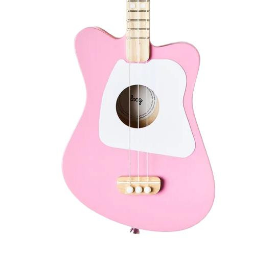 Loog Mini Acoustic Guitar in Pink for Ages 3 Plus