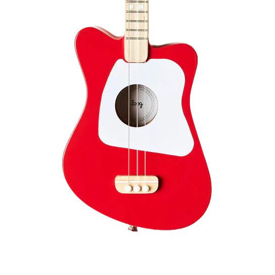 Loog Mini Acoustic Guitar in Red for Ages 3 Plus
