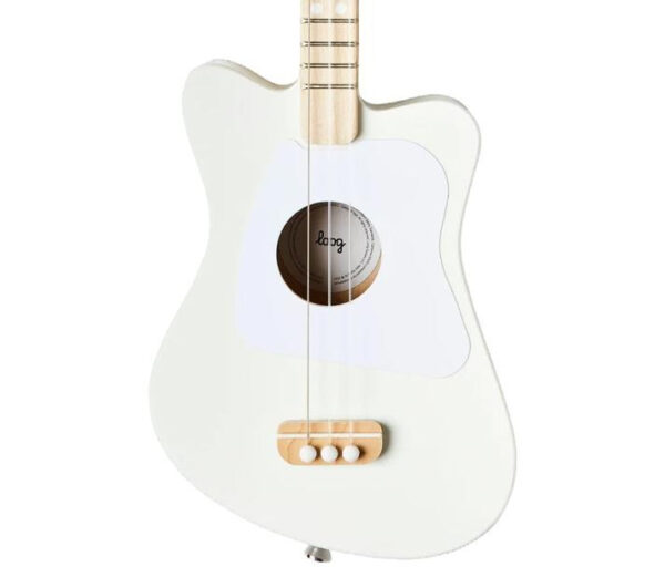 Loog Mini Acoustic Guitar in White for Ages 3 Plus - Image 1