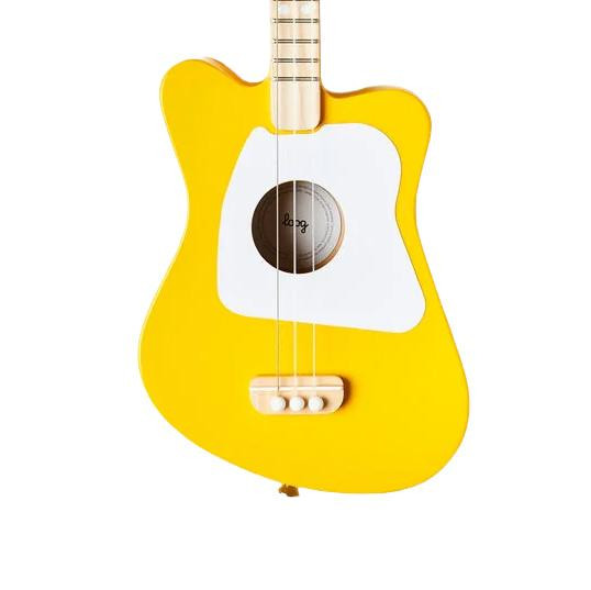 Loog Mini Acoustic Guitar in Yellow for Ages 3 Plus