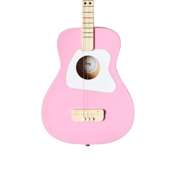 Loog Pro Acoustic Guitar in Pink for Ages 6 Plus