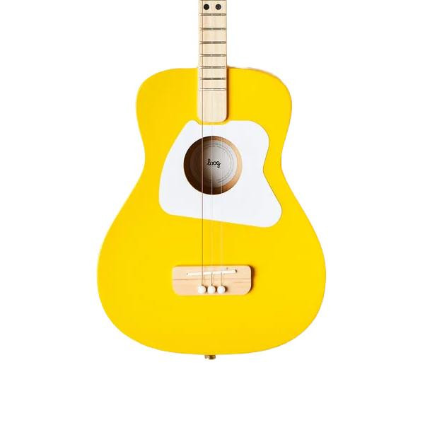 Loog Pro Acoustic Guitar in Yellow for Ages 6 Plus