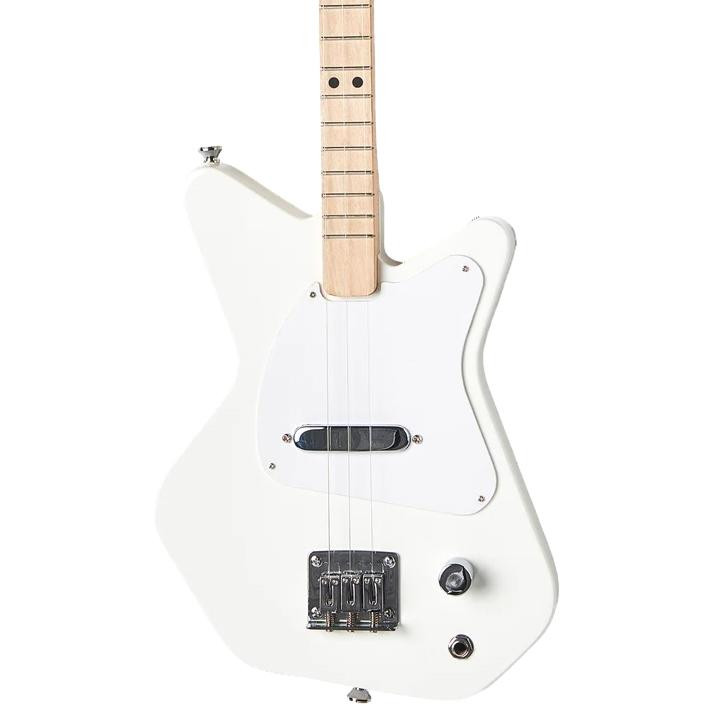 Loog Pro Electric Guitar in White for Ages 6 Plus