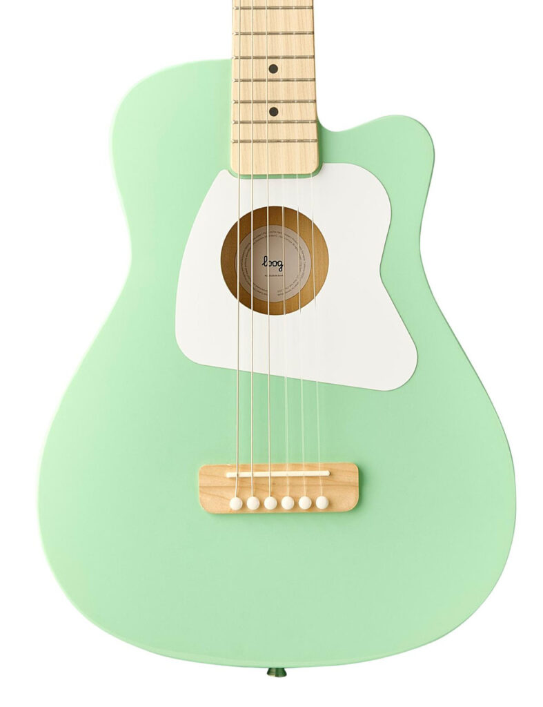 Loog Pro VI Acoustic Guitar in Green for Ages 9 Plus