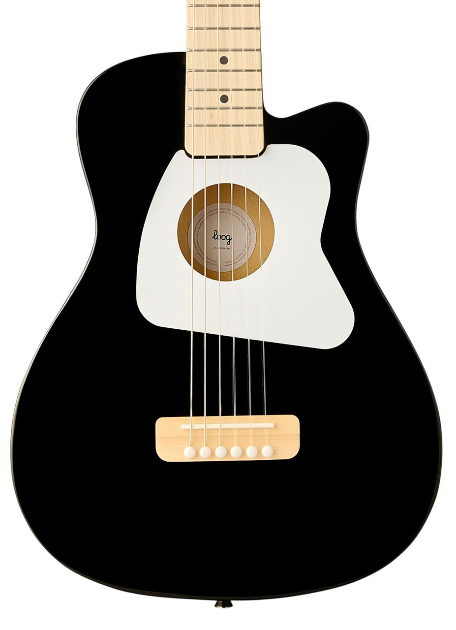 Loog Pro VI Acoustic Guitar in Black for Ages 9 Plus - Image 1