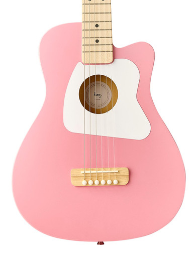 Loog Pro VI Acoustic Guitar in Pink for Ages 9 Plus - Image 2