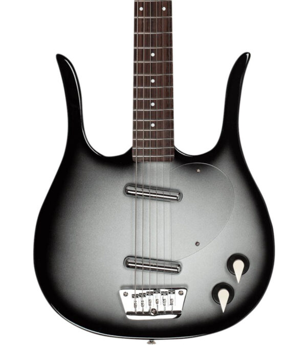 Danelectro Longhorn Baritone Electric Guitar in Black Burst