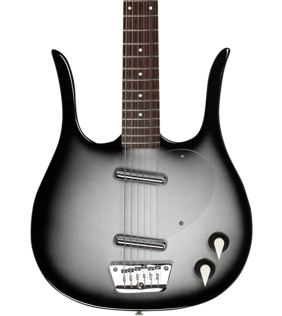 Danelectro Longhorn Baritone Electric Guitar in Black Burst